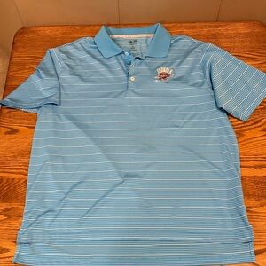 Men’s Adidas OKC Thunder Climalite Polo - XL
